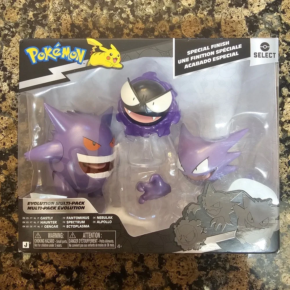 Pokemon Select Evolution Multipack Action Figure Gengar Haunter Ghastly PKW5189